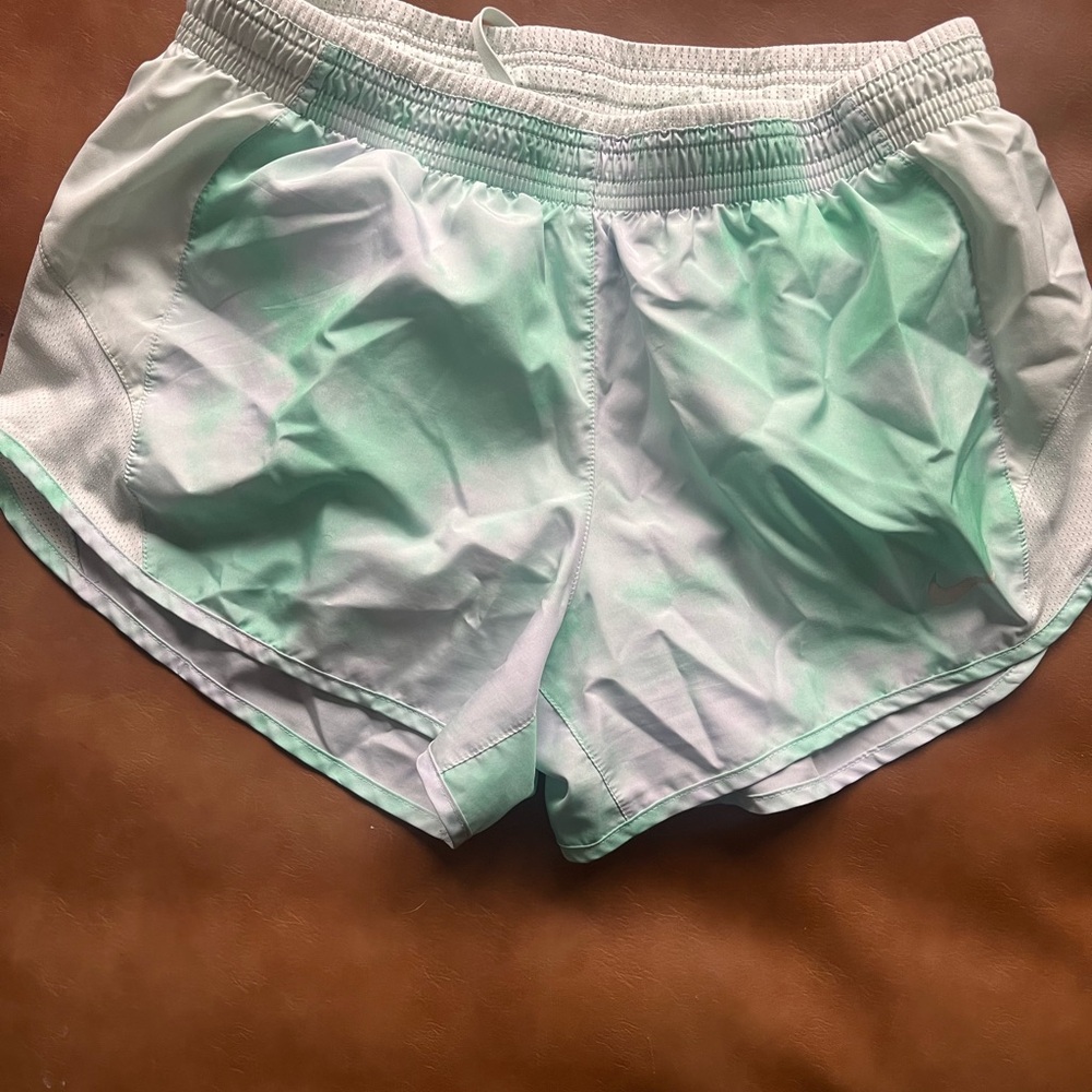 Nike Women's Light Green Athletic Shorts
